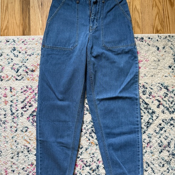 NEW: Finisterre Women's Yarrel Jeans (26R UK size/US 25) Washed Retro Indigo - Picture 6 of 16